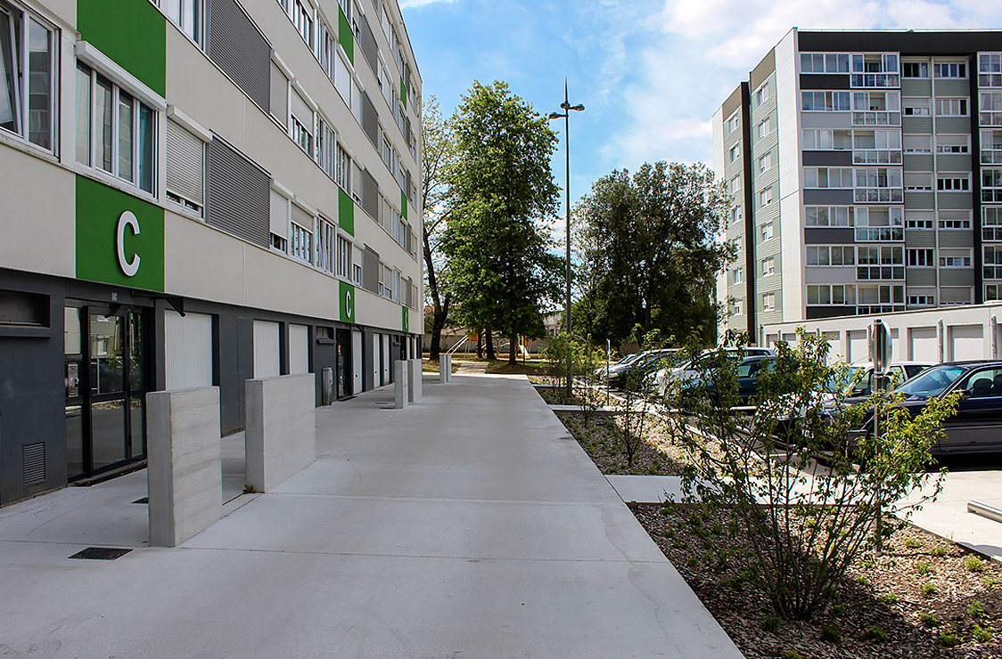 La Roche-sur-Yon, requalification de la résidence Jean-Yole