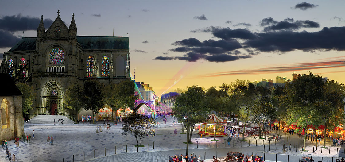 Place Sainte-Anne à Rennes