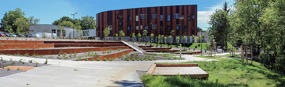 Saint-Herblain, la rue du Danube, une rizière urbaine