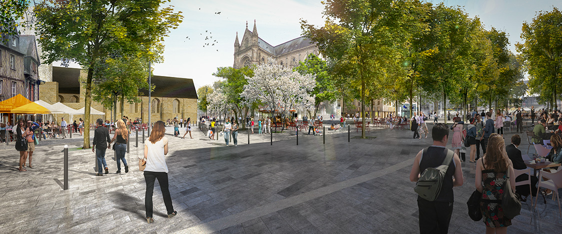 Place Sainte-Anne à Rennes