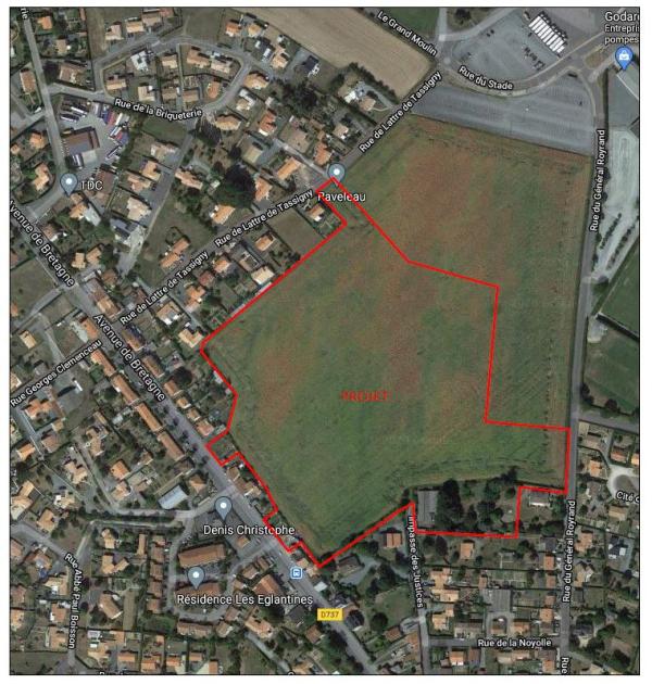 Quartier d'habitat de la Crèche Auneau